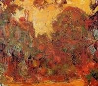 Monet, Claude Oscar - The House Seen from the Rose Garden